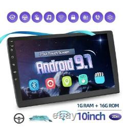 10.1 2Din Android 9.1 Car MP5 Player Stereo GPS SAT NAV FM Radio WiFi Head Unit