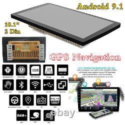 10.1 2Din Android9.1 Bluetooth Car GPS Navigation Stereo Radio USB Wifi DAB DTV