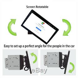 10.1 Double 2 Din Android 8.1 Rotatable Car Stereo Radio GPS SAT WiFi OBD 1+16G