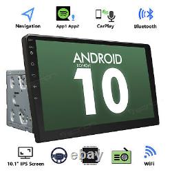 10.1 Double DIN Android 10 Car Stereo Head Unit GPS Sat Nav Radio Apple CarPlay