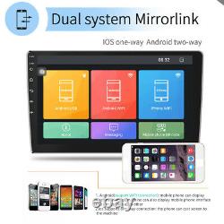 10.1'' Double Din Android 9.1 GPS Car Stereo Radio Bluetooth FM Touch MP5 Player