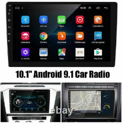 10.1 inch Android 9.1 Double 2DIN Car Radio Stereo Quad Core GPS Navi Wifi Unit