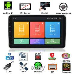 10.1in 1Din Android 9.0 2+32GB Car FM Stereo Radio GPS Navigation WIFI Player