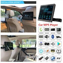 10.1in 2.5D Touch Screen Android8.1 Car Headrest Monitor Stereo Radio MP5 Player