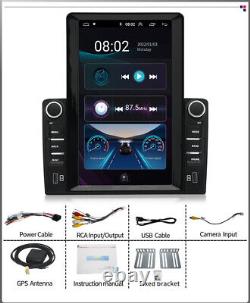 10.1in 2Din Bluetooth Car Radio Stereo Android 9.1 GPS Sat Nav Player Head Unit