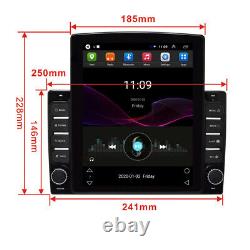10.1in Android 8.1 Car MP5 Player Bluetooth Stereo Radio GPS Sat Nav WiFi 1Din