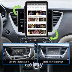 10.1in Single 1Din Android 9.1 GPS SAT NAV Car Stereo Radio MP5 Payer BT FM +Cam