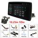10.25in 1Din Car Stereo Radio Bluetooth WiFi FM MP5 Android 9.1 GPS SAT Nav +Cam