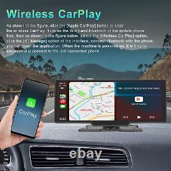 10.26in Car Multimedia Player Wireless Bluetooth Carplay Android WiFi DVR AUX HD