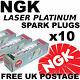 10x NGK Platinum SPARK PLUGS LAMBORGHINI GALLARDO 5.0 lt 520bhp Model 05- #4364