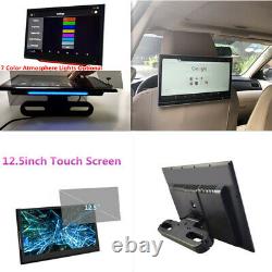 12.5 In Android Car Headrest Monitor HD Video Touch Screen WIFI Bluetooth Player