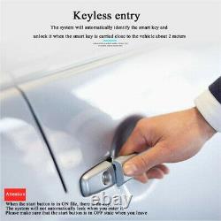 12V Keyless Entry Car Engine Start Remote Central Door Locking Kit Alarm System