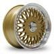 15 Lenso Bsx Gold Mirror Lip Alloy Wheels Only Brand New 4x114.3 Et35 Rims