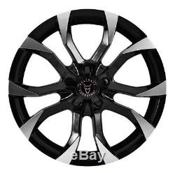 16 Wolfrace Assassin Black Polished Alloy Wheels Only Brand New 4 X 114.3 Rims