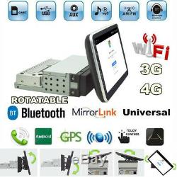 1DIN 10.1 Car Stereo Radio MP5 Player GPS Wifi 3G 4G BT Mirror Link OBD 1+16G