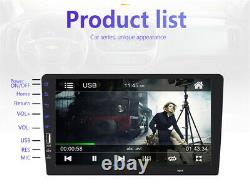 1DIN 9in Touch Screen Car FM Stereo Radio MP5 Player+12LED Dynamic Track Camera