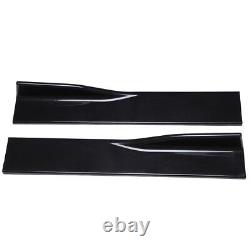2.2m Gloss Side Skirt Extension Lip Splitter For Mercedes Benz W205 W204 CLA250