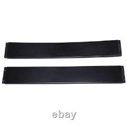 2.2m Glossy Black Side Skirt Extension Splitter For Mercedes W203 W204 W205 W212
