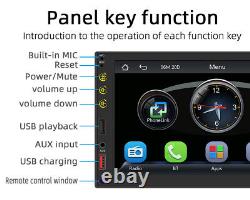 2 Channels Car Stereo Radio Bluetooth MP5 Player Mirror Link In-dash Head Unit
