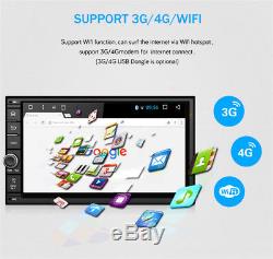 2 Din Android 8.1 2GB+16GB Car Stereo Radio WIFI 3G DAB Mirror Link OBD TPMS