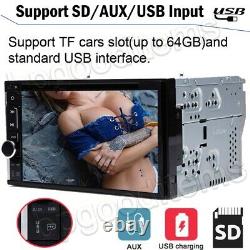 2DIN 6.2inch Car Stereo Radio DVD CD Player Bluetooth MP3 For Audi Alfa Romeo