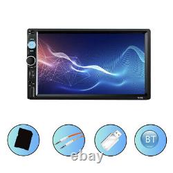 2DIN 7 HD Car Stereo Radio MP5 Player Bluetooth Touch Screen With Rear Camera