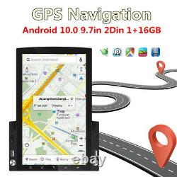 2DIN 9.7in Android 10.0 Car Bluetooth GPS Stereo FM Radio WIFI Multimedia Player
