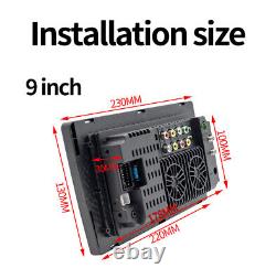 2DIN 9in Car Stereo Radio MP5 Player Android 10.1 GPS SAT Nav BT WiFi FM Camera