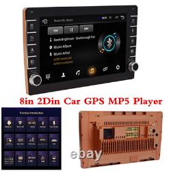 2Din 8in Android 8.1 Quad-core Car Radio Stereo GPS Navi WIFI MP5 Player 1+16GB