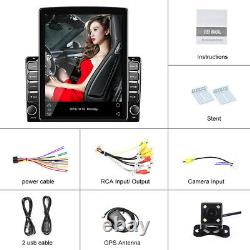 2Din 9.7in Android 9.1 Car Stereo Radio MP5 Player Nav GPS BT WIFI FM + Camera