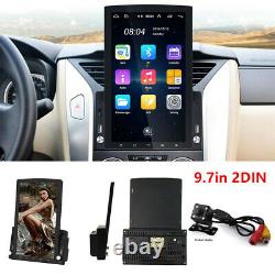 2Din 9.7in Android10.0 Car Stereo Radio GPS NAVI Bluetooth WiFi FM Player+Camera