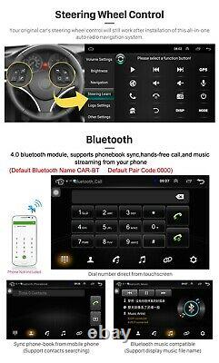 2Din Car MP5 Player Stereo Radio GPS WIFI 10.1 Android 9.1 With Removable Screen