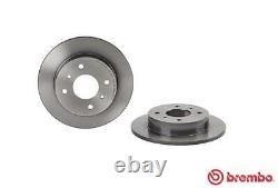 2x 08.5443.11 BREMBO BRAKE DISC PAIR REAR AXLE FOR NISSAN