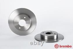 2x 08.9461.10 BREMBO BRAKE DISC PAIR REAR AXLE FOR NISSAN