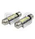 2x 31mm CANBUS WHITE LIGHT 3 LED LICENCE NUMBER PLATE / INTERIOR BULBS WSF-NSN2