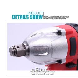360n. M Impact Wrench Set High Cordless Electric Battery Compact Drive Hand Kit