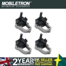 4 Pack of Mobiletron CN-33 Ignition Coil for Nissan Primera