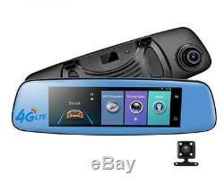 4G Car DVR Dash Cam Vedio Recorder GPS Adas Remote Monitor 4 LED Rear Camera