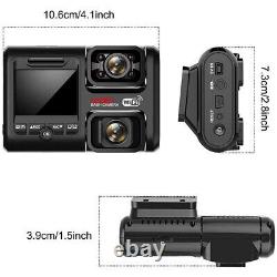 4K 2160P Dash Cam Car DVR Dual Camera Video Recorder WiFi G-Sensor Night Vision