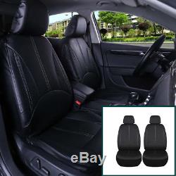4x Automotive SEAT COVERS Front 2 Seat Covers, Luxury PU Leather NEW