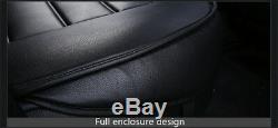 5D PU Leather Black Luxury car-styling 5 Seat Seat Covers Full Surrounded Design