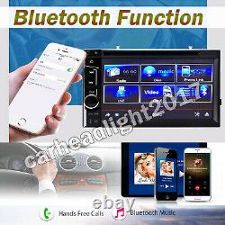 6.2 Double 2DIN Car DVD Player Stereo Head Unit BT FM Radio Mirrorlink For GPS