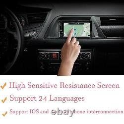 6.2'' Double 2DIN Car Radio Stereo CD DVD Player Mirror-GPS Bluetooth USB Camera