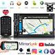 6.2'' Double DIN Car Stereo Head Unit Radio&Camera Mirrors For GPS Navi Android