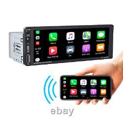 6.9in Single 1Din Car Stereo Radio CarPlay Android Auto FM BT DAB MP5 Player