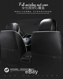 6D Car Seat Cover 5 seats Seat Cushion Senior Microfiber Leather Seat Cushion