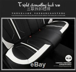 6D Car Seat Cover 5 seats Seat Cushion Senior Microfiber Leather Seat Cushion