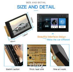 7'' Android 8.1 Double DIN 1G+16G Quad Core GPS Bluetooth Car Stereo MP5 Player