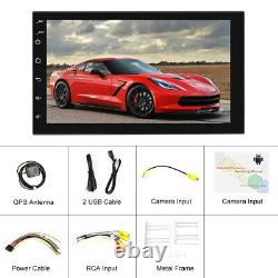 7 Android 9.1 Double 2Din Car Stereo Radio FM MP5 Player Touch Screen Bluetooth