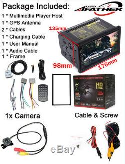7 Android Car Radio Stereo Wifi GPS Headunit+HD Camera for BMW E90/E91/E92/E93